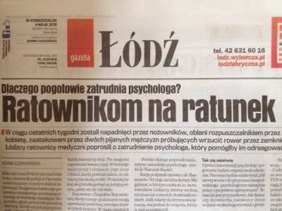 Interwencje kryzysowe, konsultacje, szkolenia, wsparcie procesu rekrutacji, wspólna pasja - pomaganie  